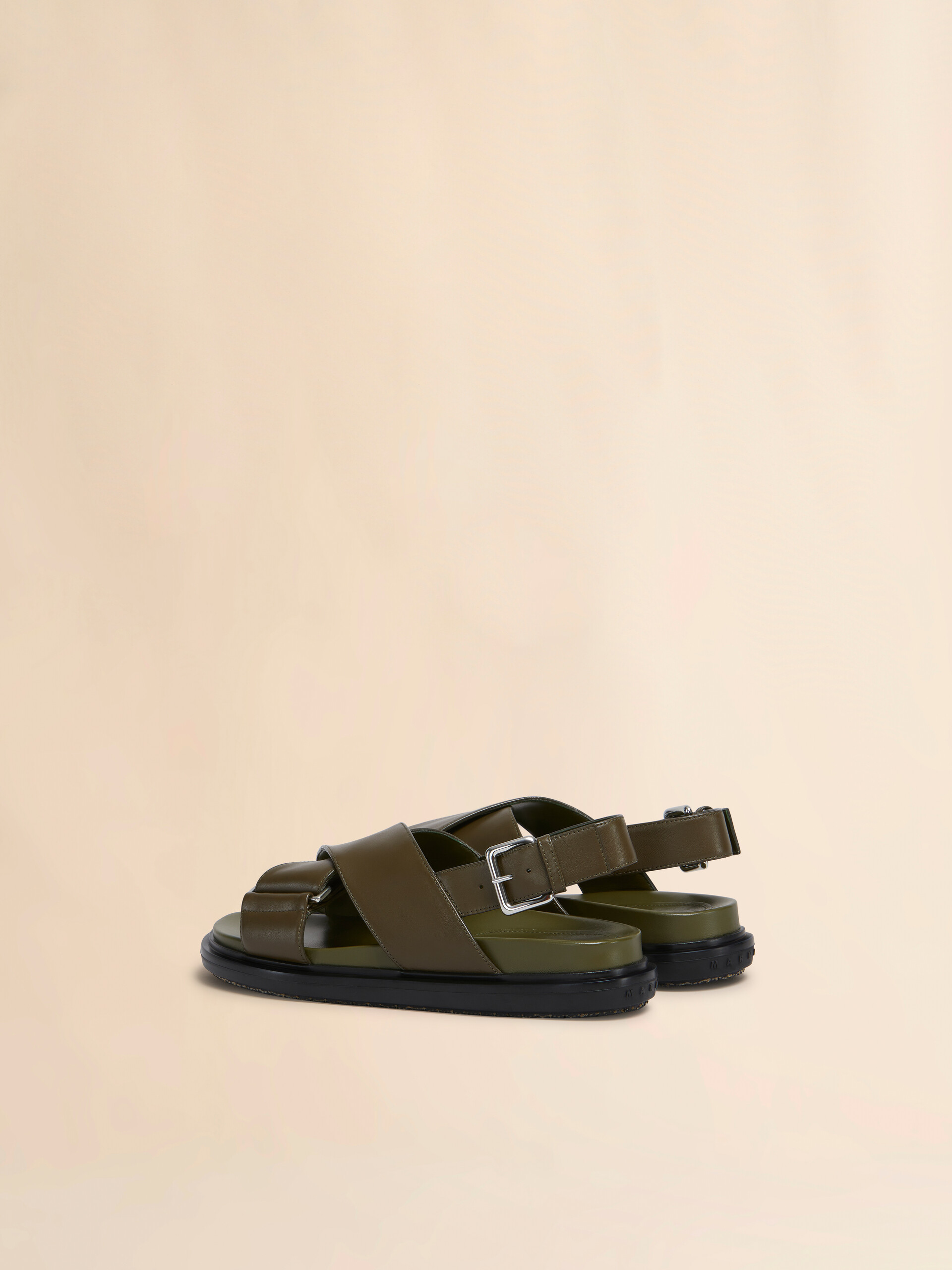 Brown leather Fussbett - Sandals - Image 3