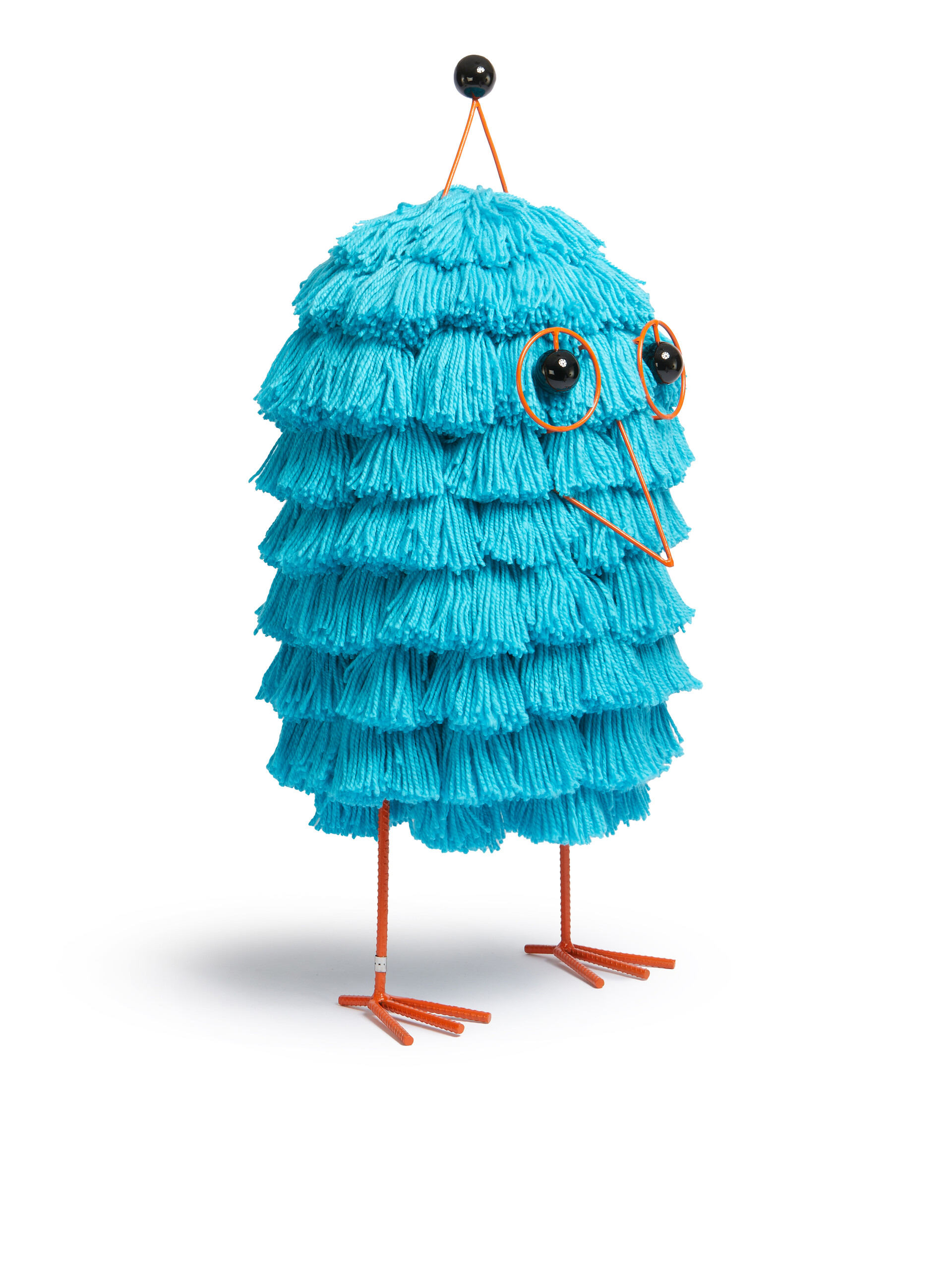 Woolly Friend "Abelo" Grande In Lana Azzurra - Accessori - Image 2