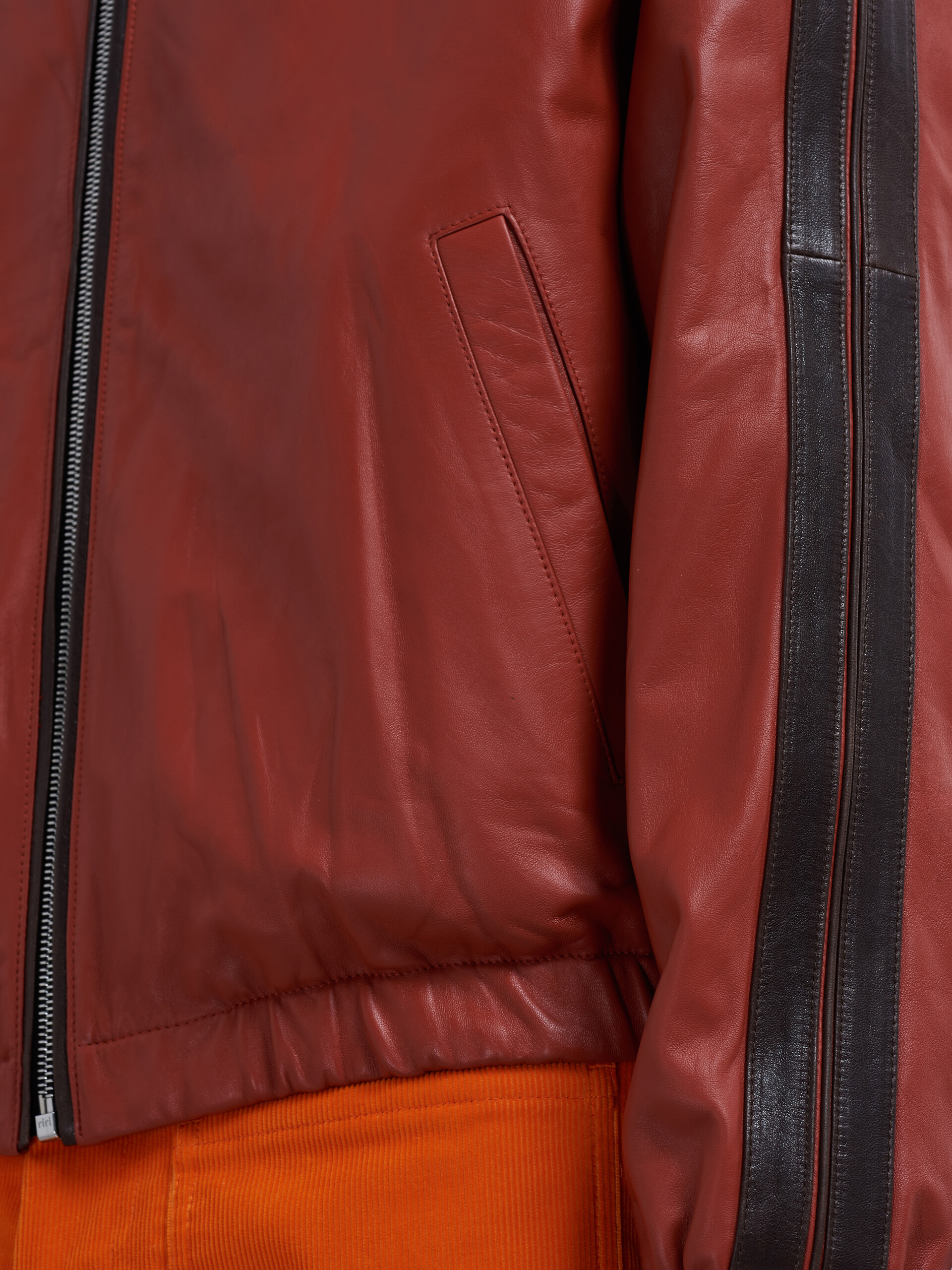 Lamb leather jacket - Jackets - Image 5