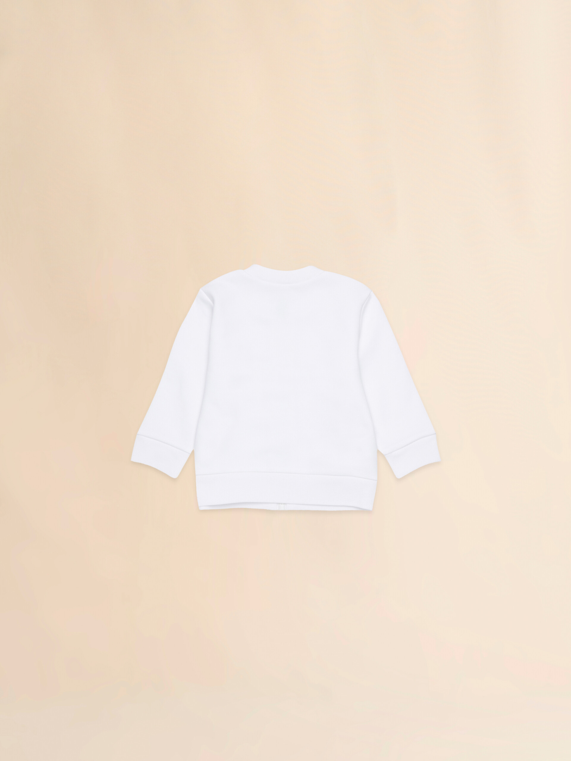 White cotton zipper sweatshirt with Marni print - Sweaters - Image 2