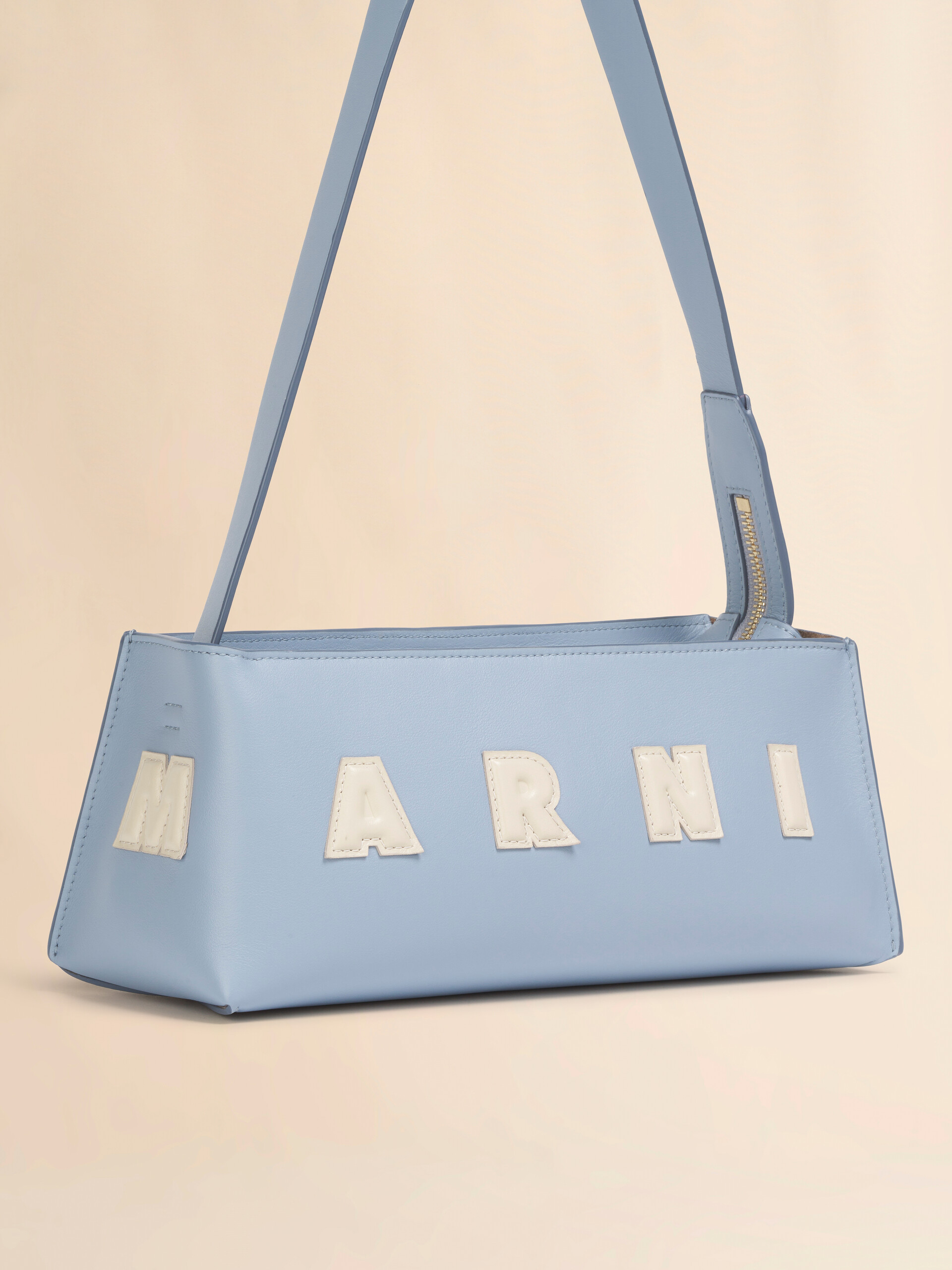 クリーム レザー製 Museo バゲットバッグ - ショルダーバッグ - Image 5