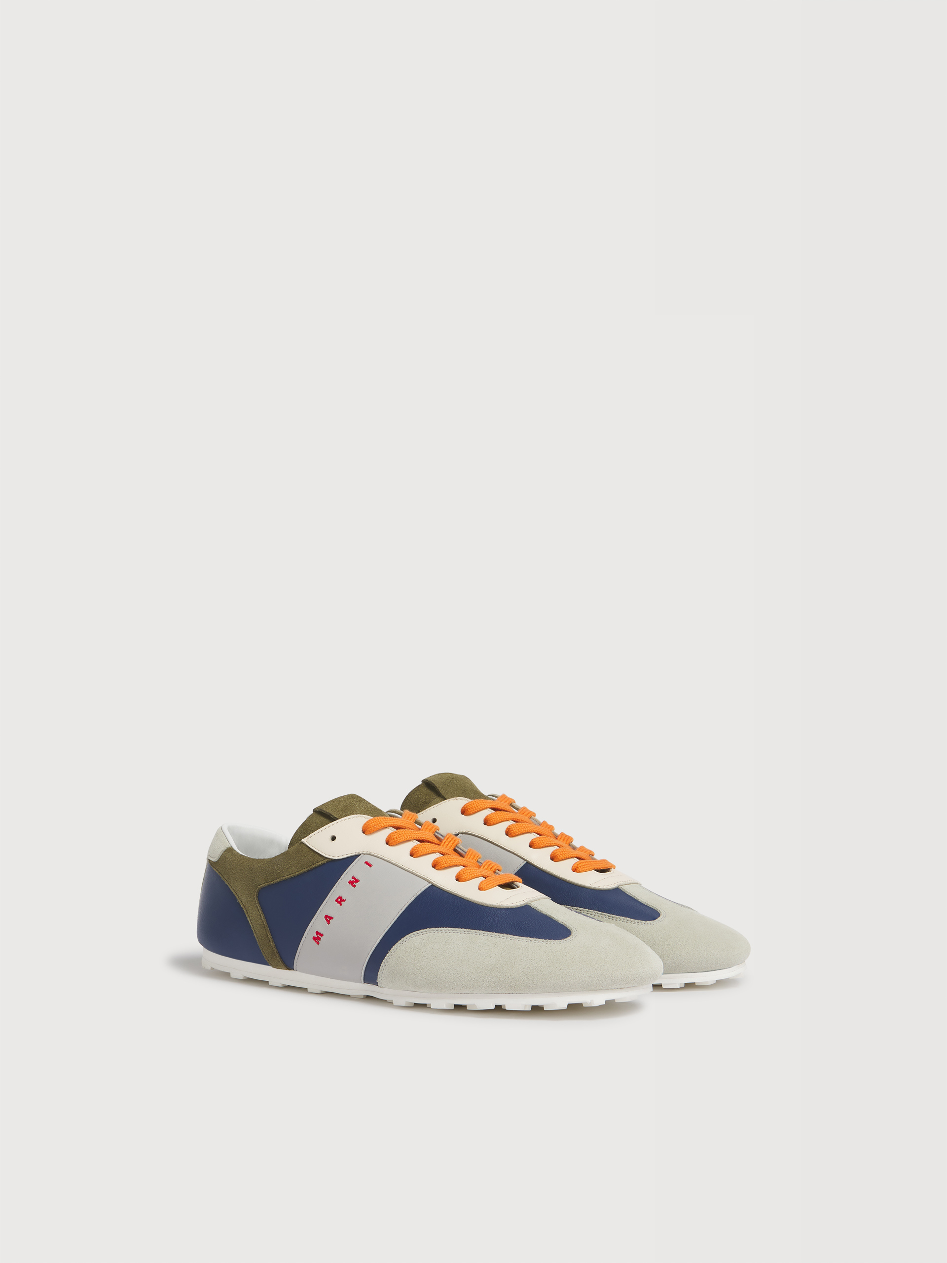 Black leather and multicolour suede Softy Soccer sneaker - Sneakers - Image 2