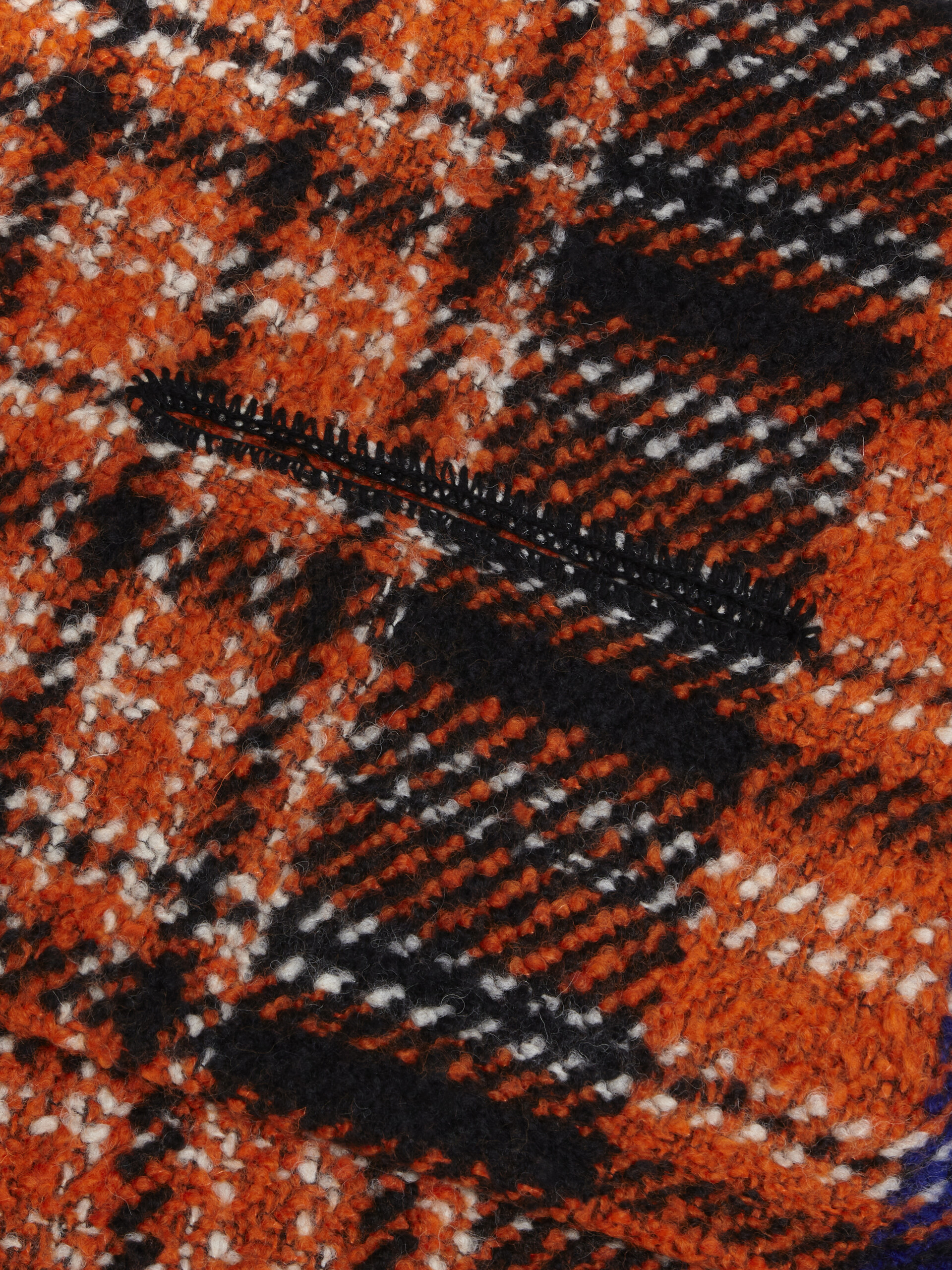 Sciarpa in lana check con disegno a riquadri - Altri accessori - Image 3