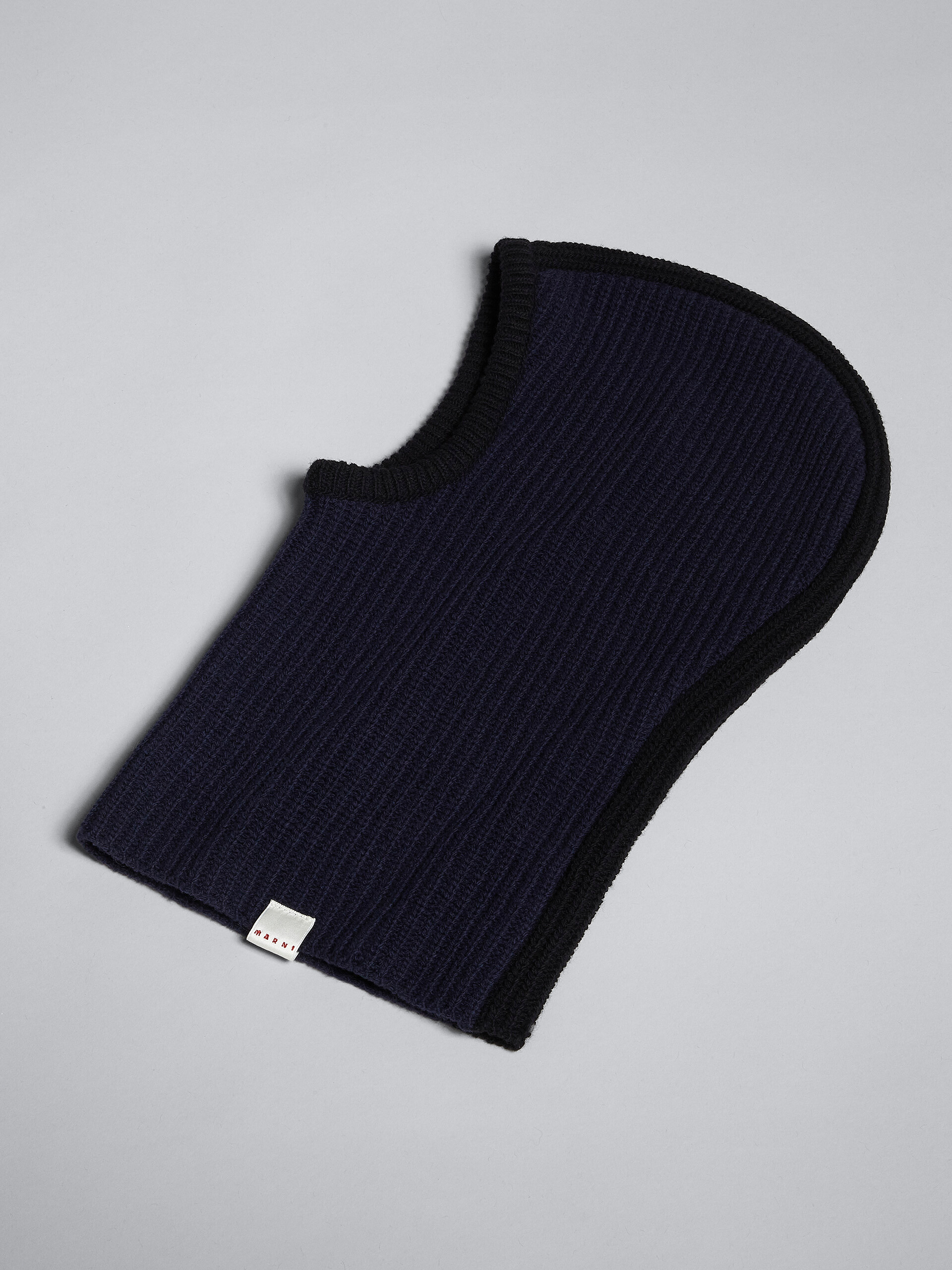 Passamontagna in lana Shetland blu - Altri accessori - Image 3
