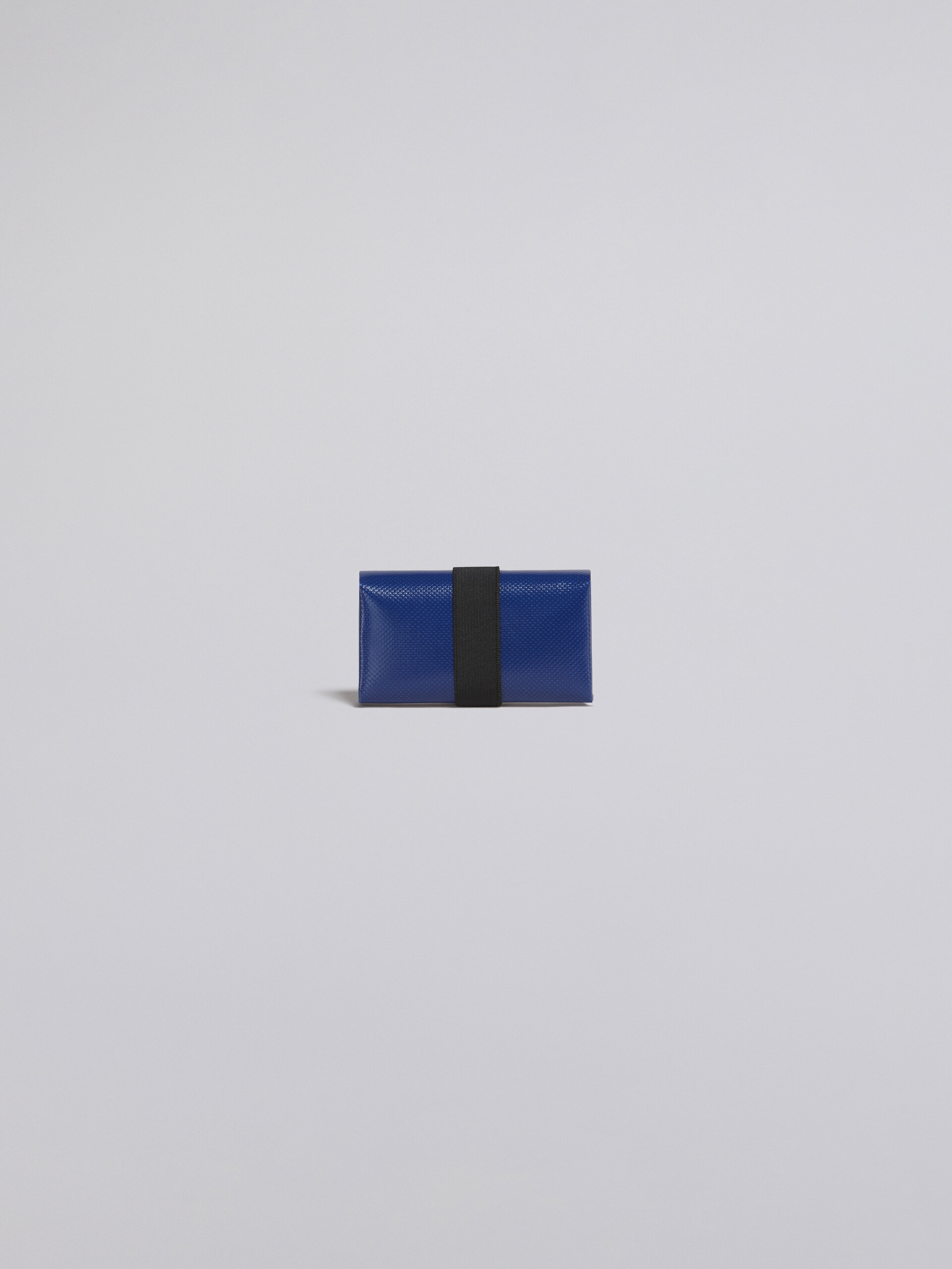 Portafoglio in PVC con costruzione origami blu - Portafogli - Image 3