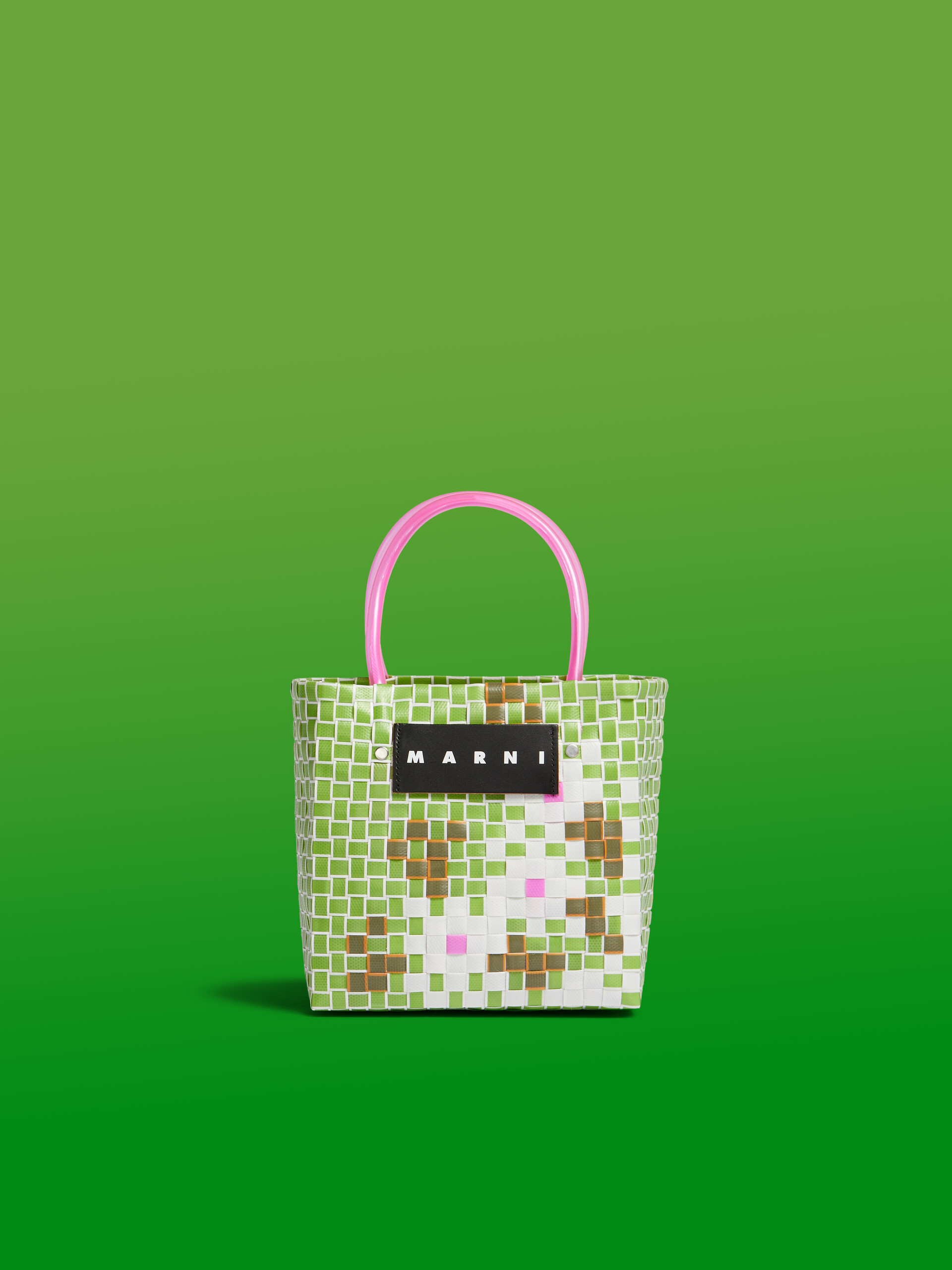 ブルー MARNI MARKET MINI FLOWER BASKET - ショッピングバッグ - Image 1