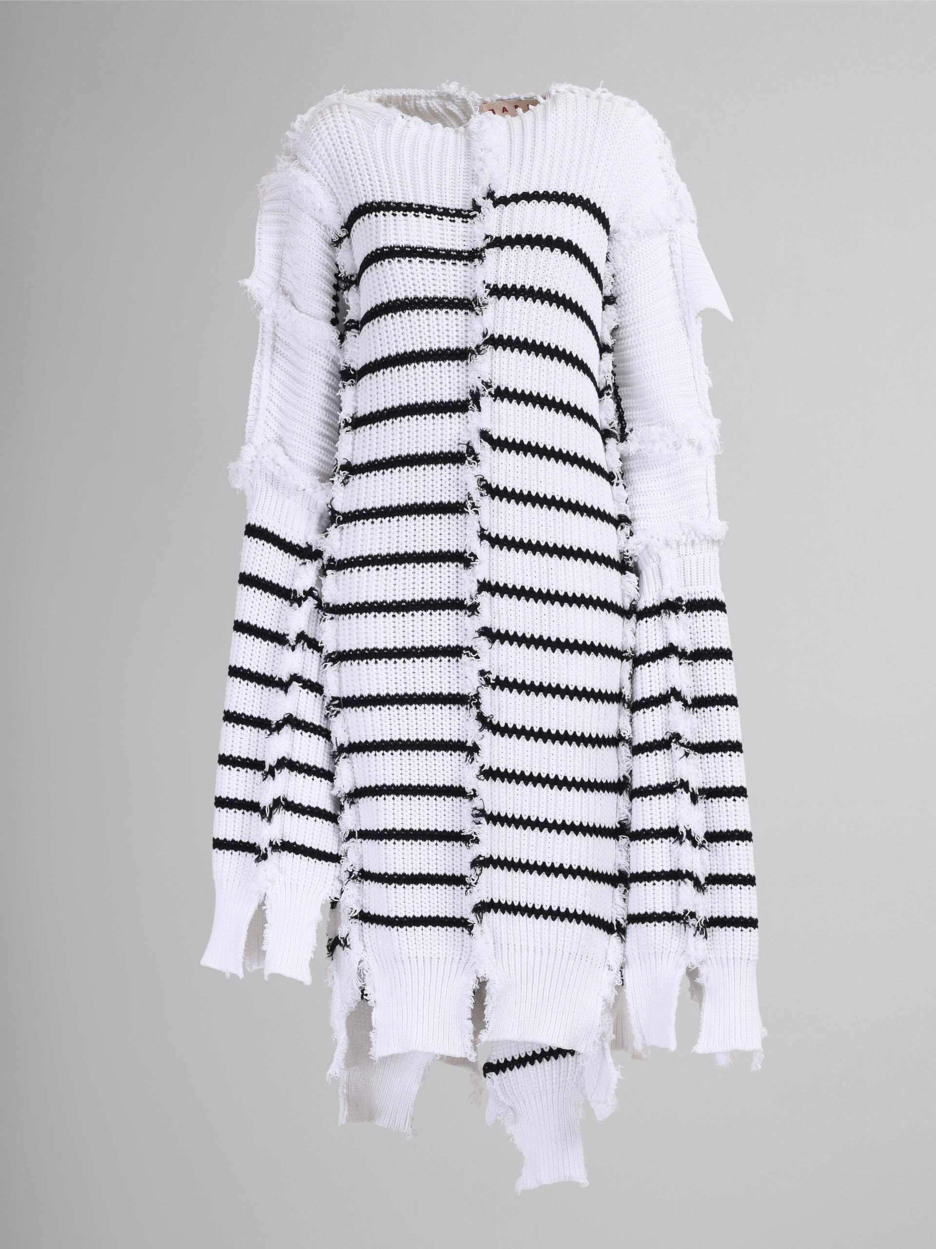 Breton stripes cotton cape - Jackets - Image 1