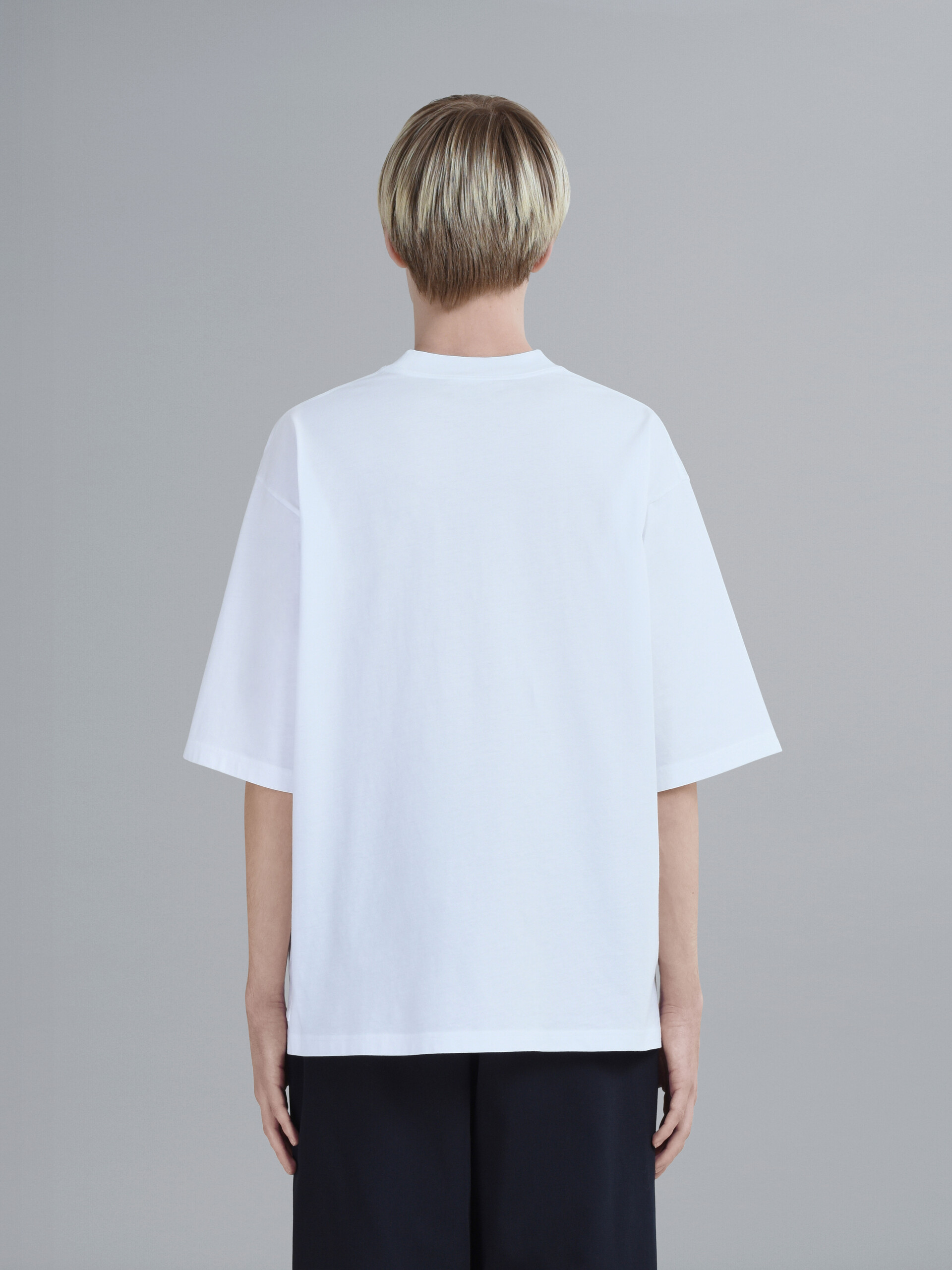 ドリッピングロゴ 有機栽培ジャージー製Tシャツ