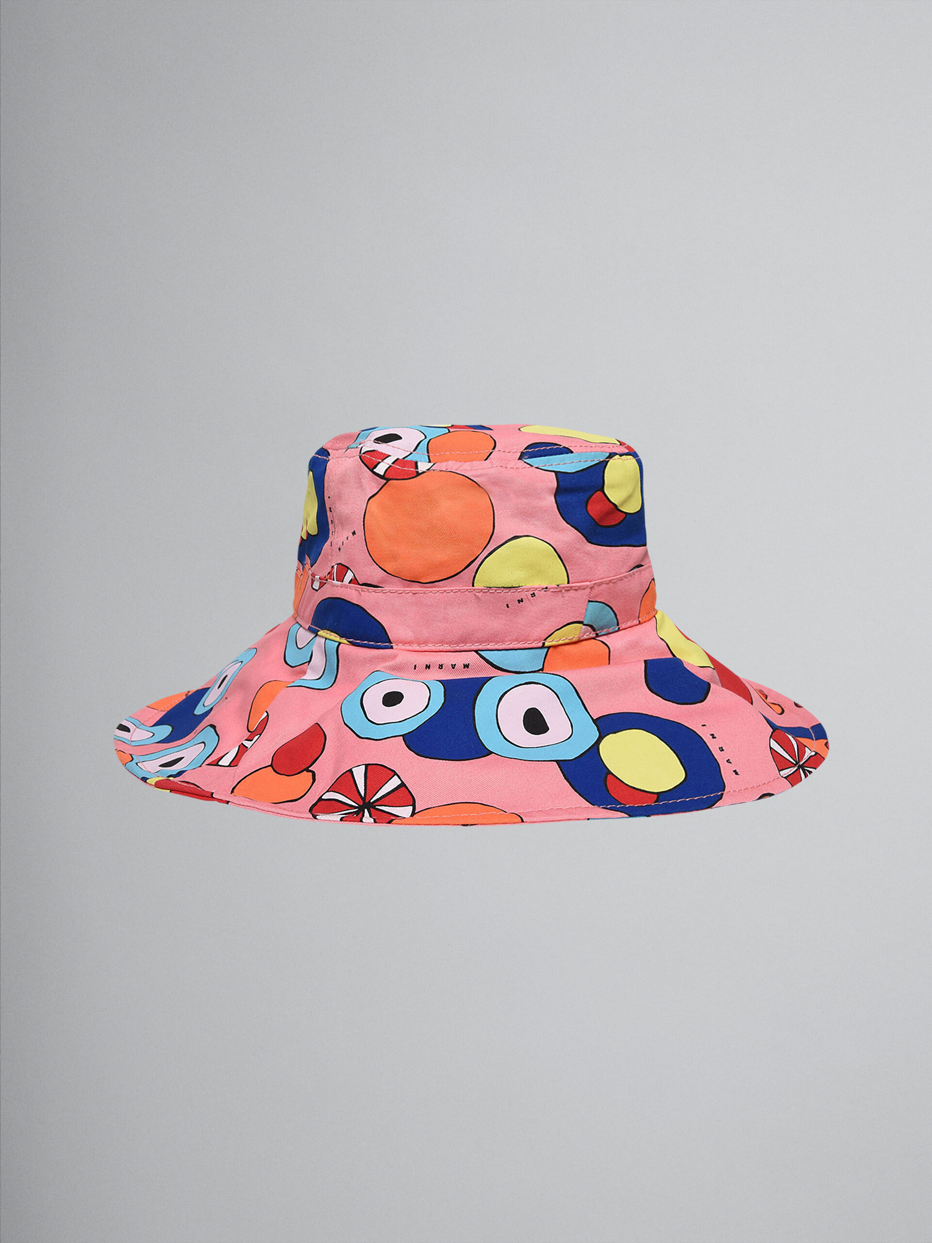 Cappello da pescatore in cotone stampa Ombrelloni - Cappello - Image 2