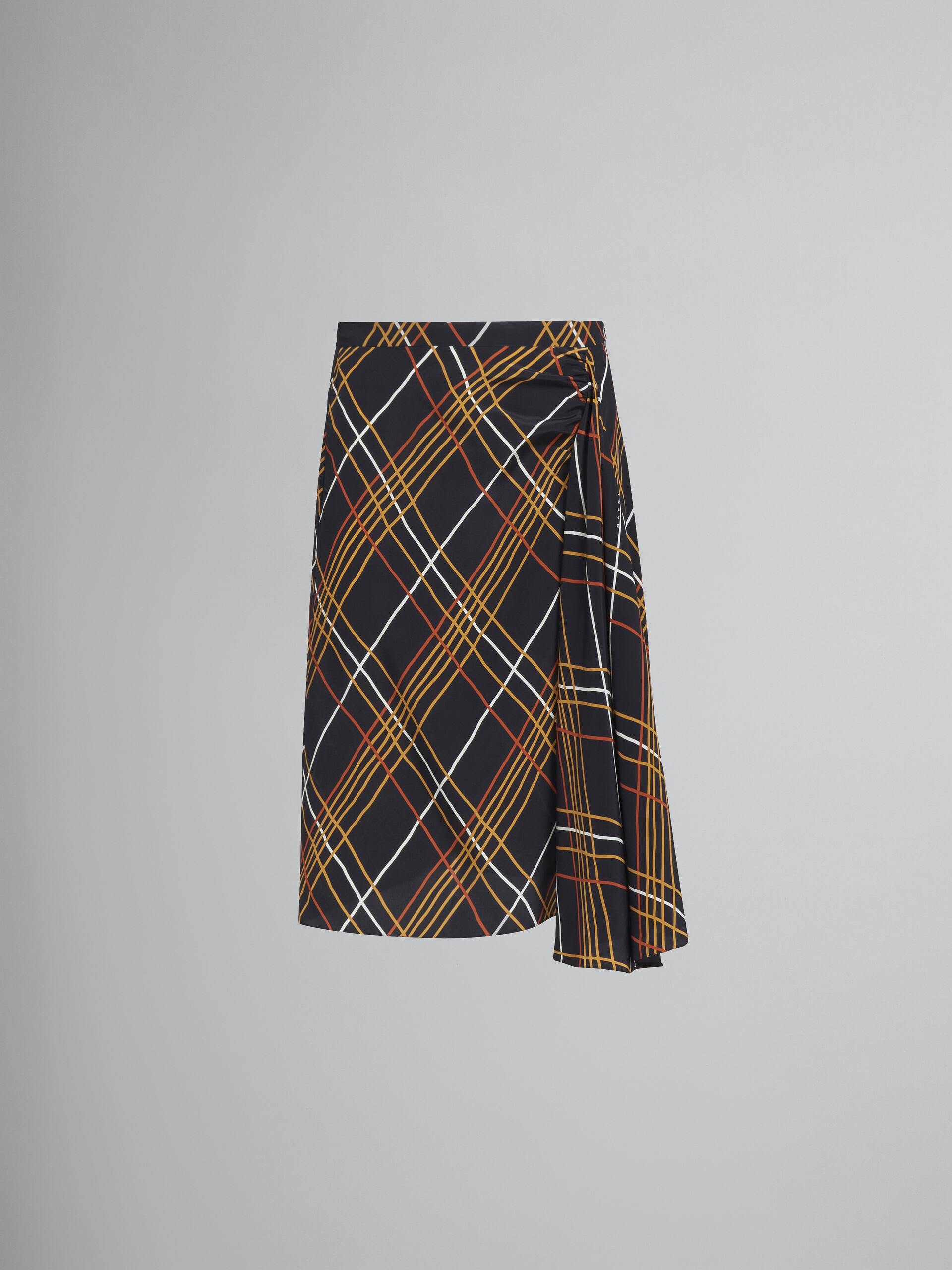 Wild Roads print skirt with godet hem - Skirts - Image 1