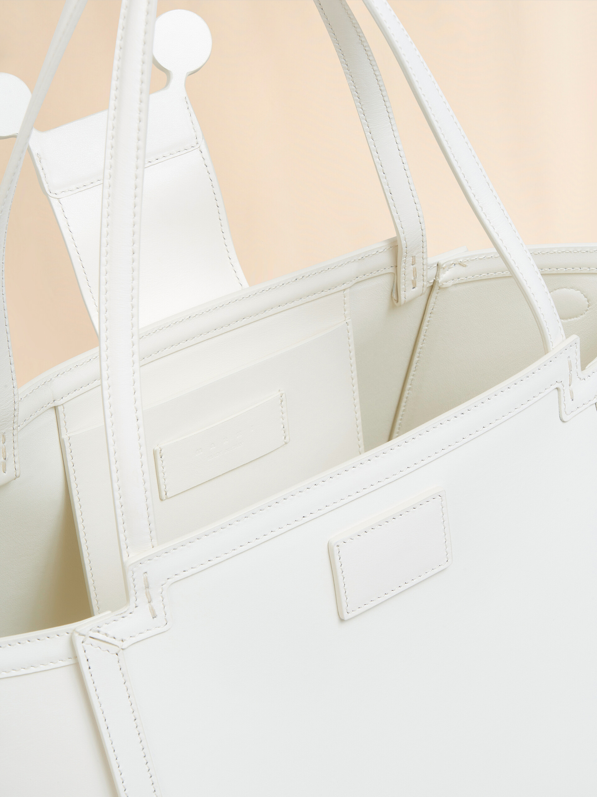 Light brown leather Mini Riviera Bag - Handbags - Image 3