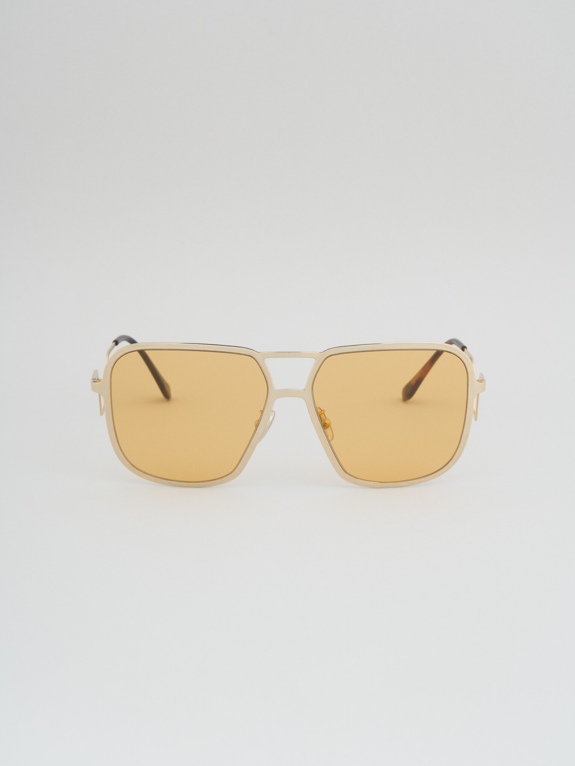 Yellow HA LONG BAY metal sunglasses - Optical - Image 1