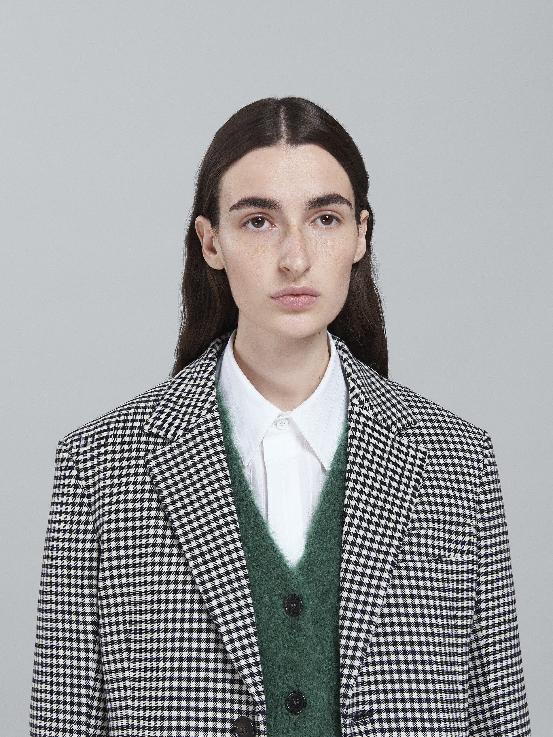 Double face houndstooth wool blazer - Jackets - Image 4