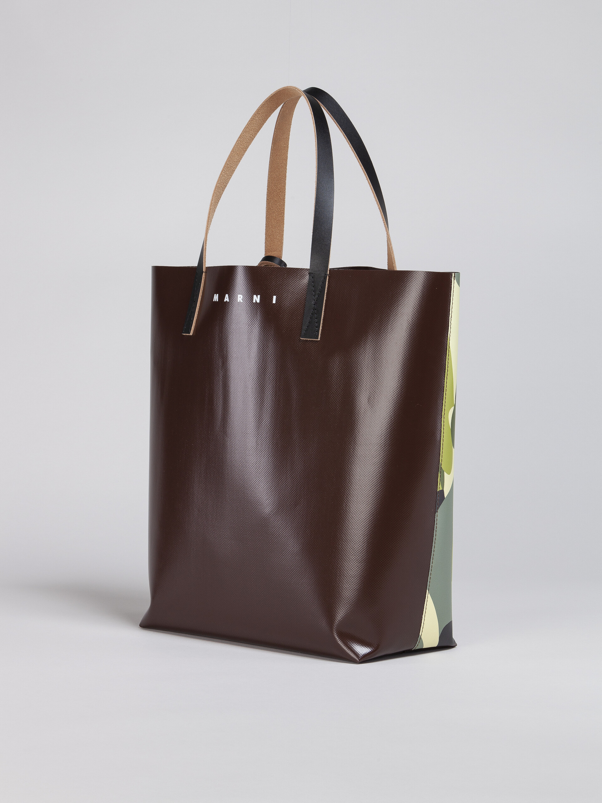 50s Camo print TRIBECA shopping bag