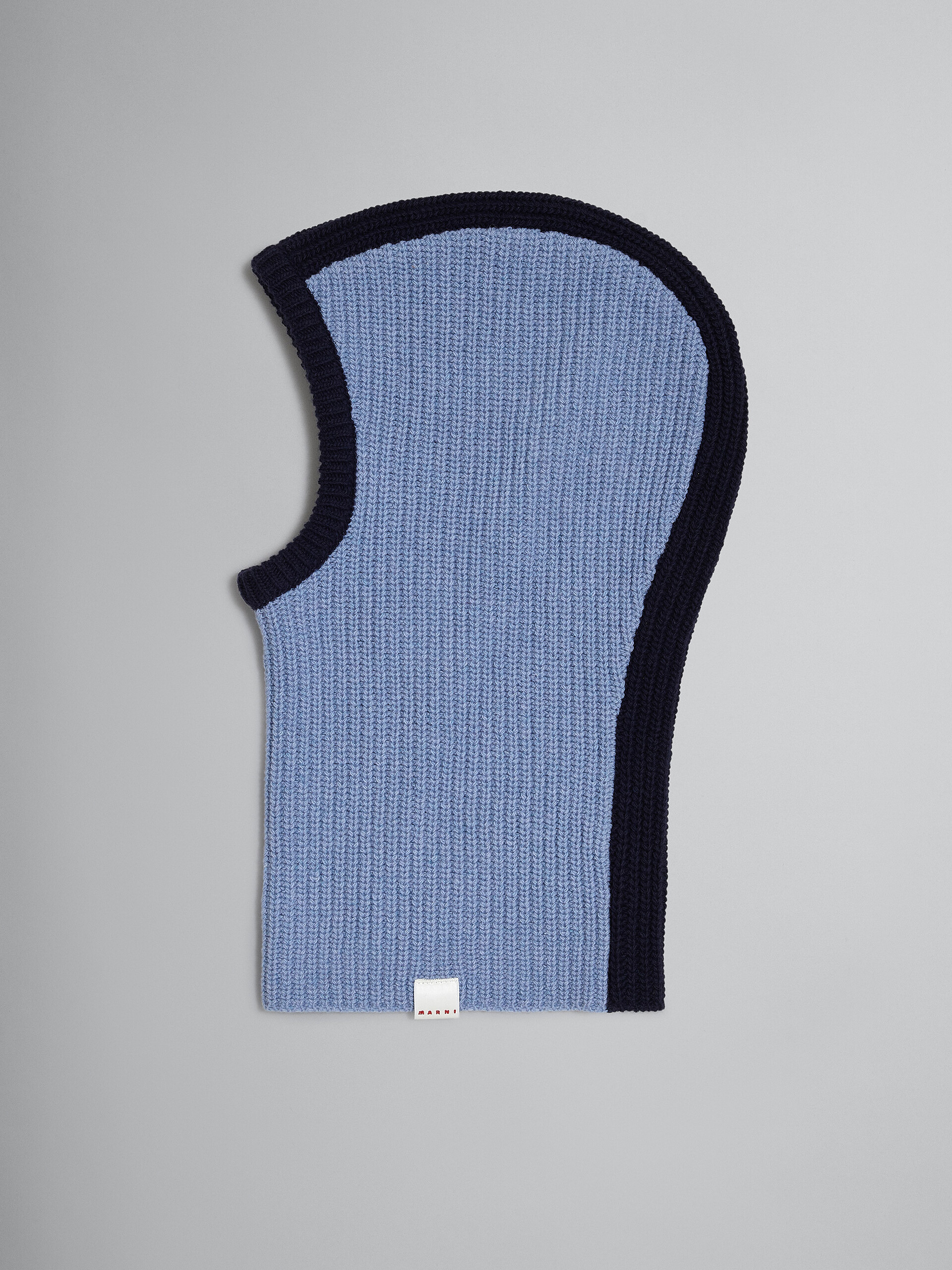 Pale blue Shetland wool balaclava - Other accessories - Image 1