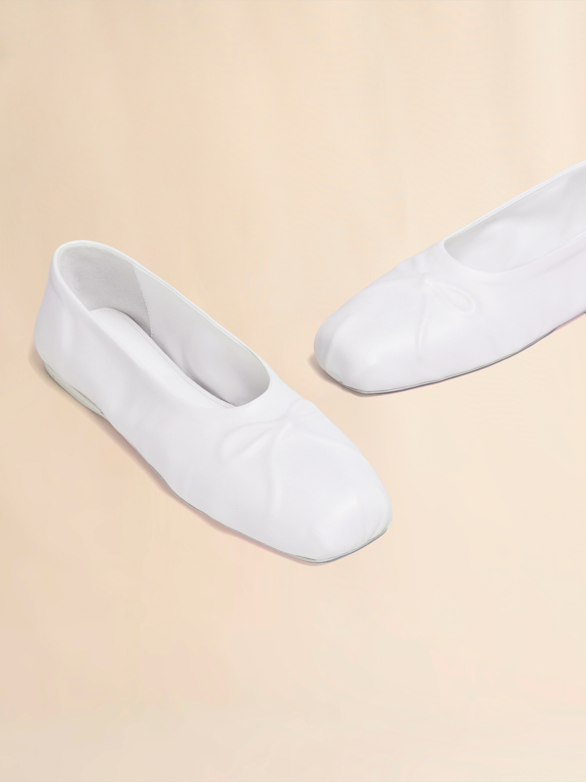 Pink nappa leather seamless Little Bow ballet flat - Ballet Shoes - Image 5