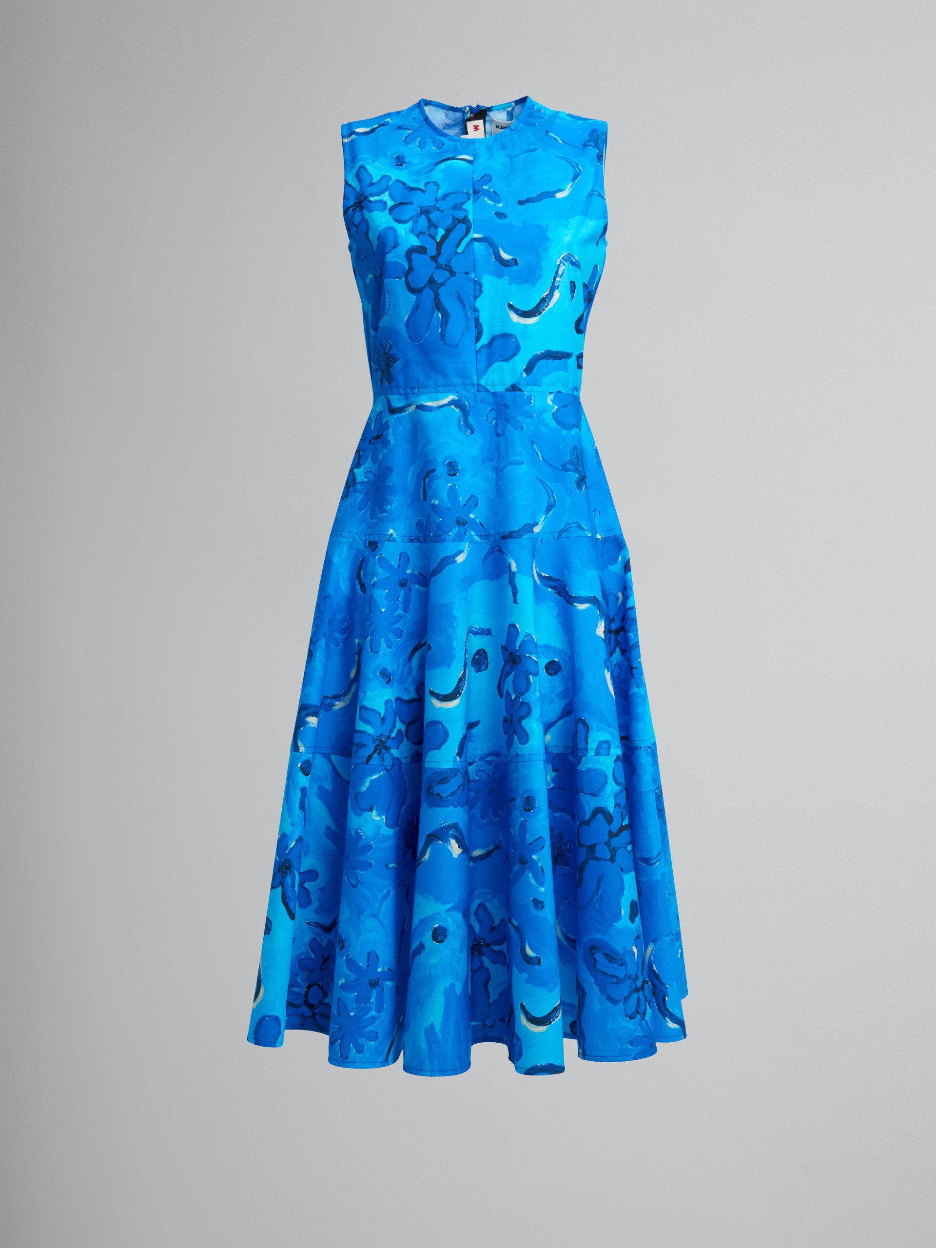 Printed midi circle dress - Dresses - Image 1