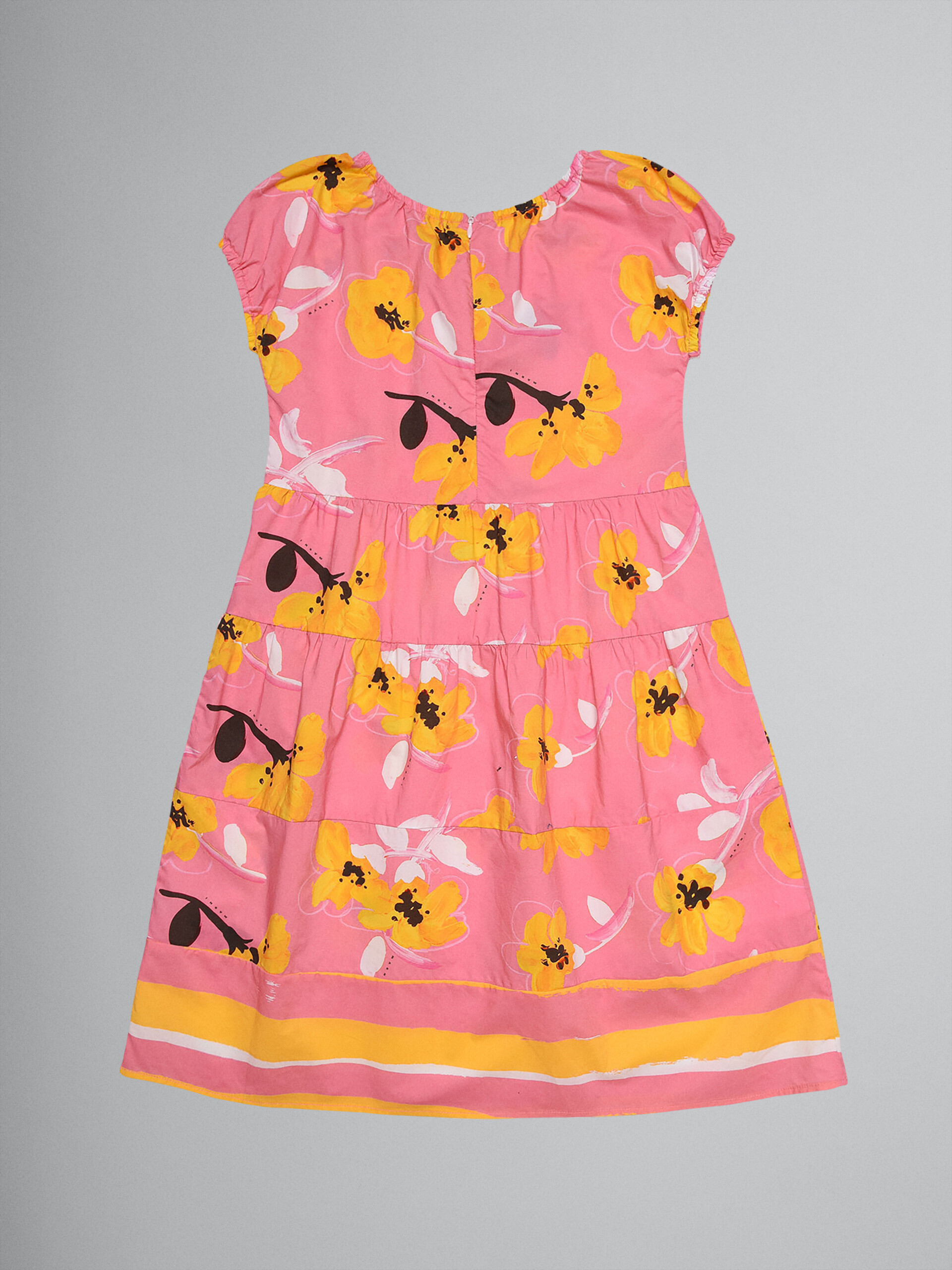 Fiore print cotton poplin dress - Dresses - Image 2