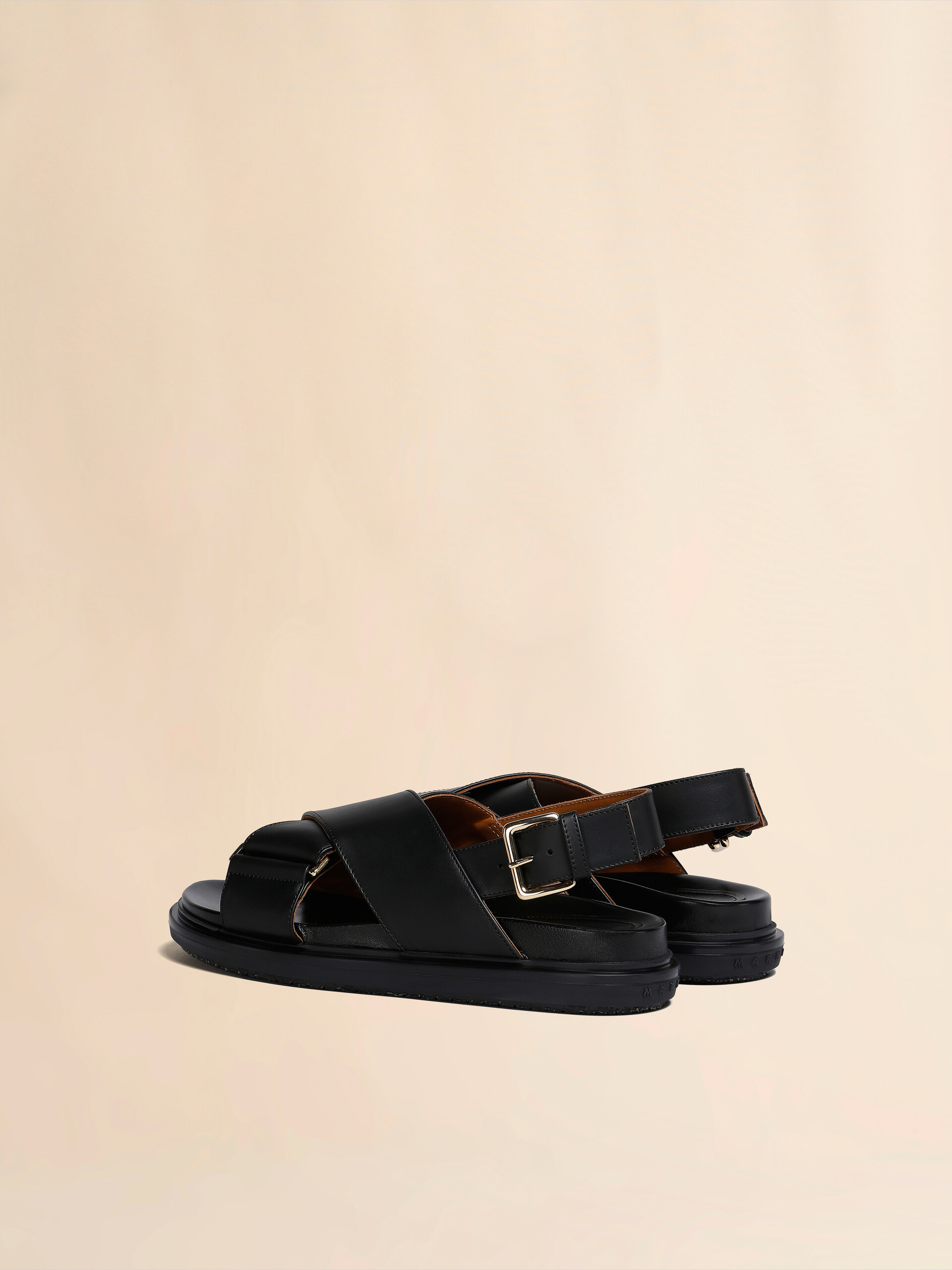 Brown leather Fussbett - Sandals - Image 3