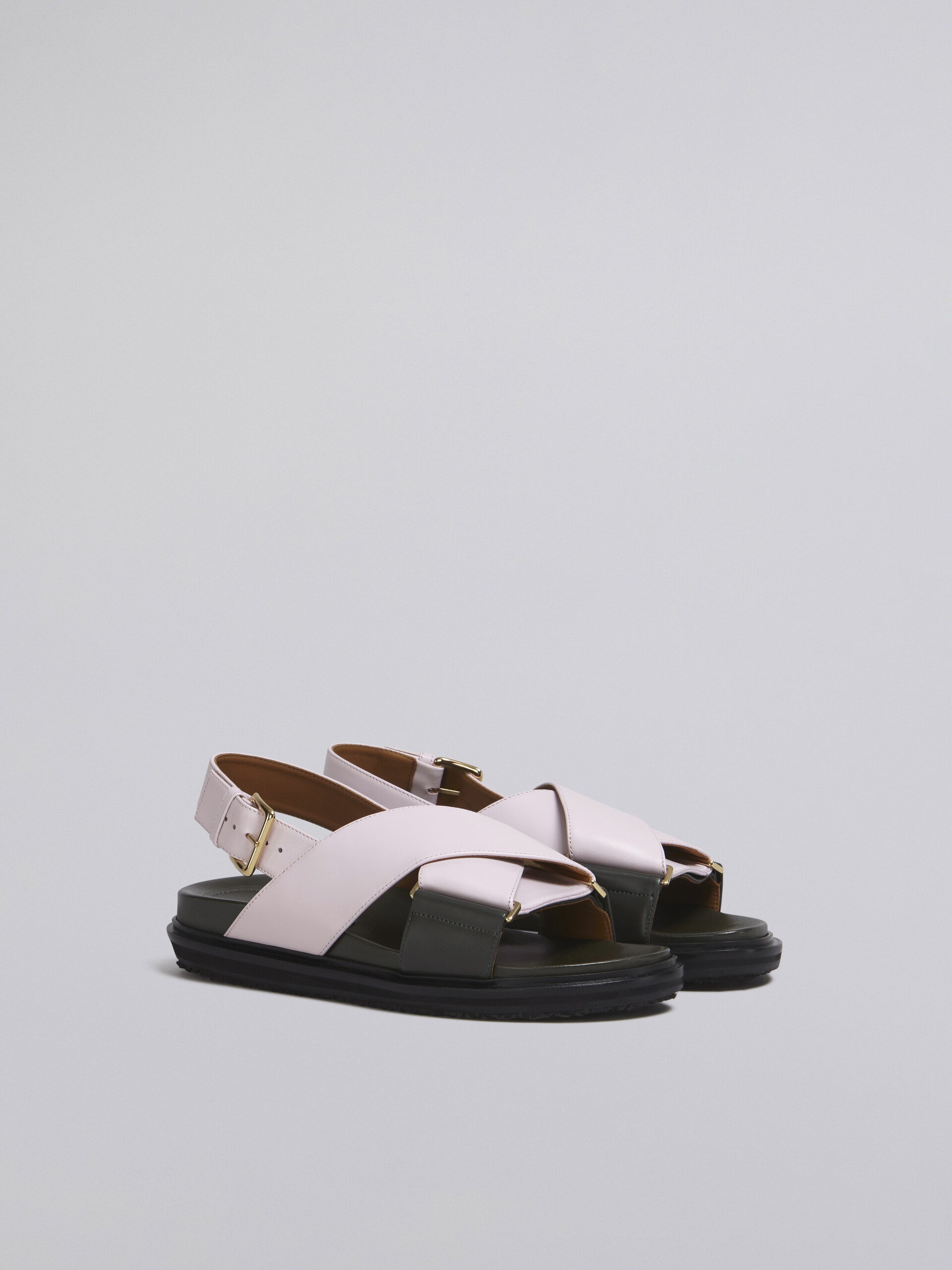 Blue and pink leather Fussbett - Sandals - Image 2