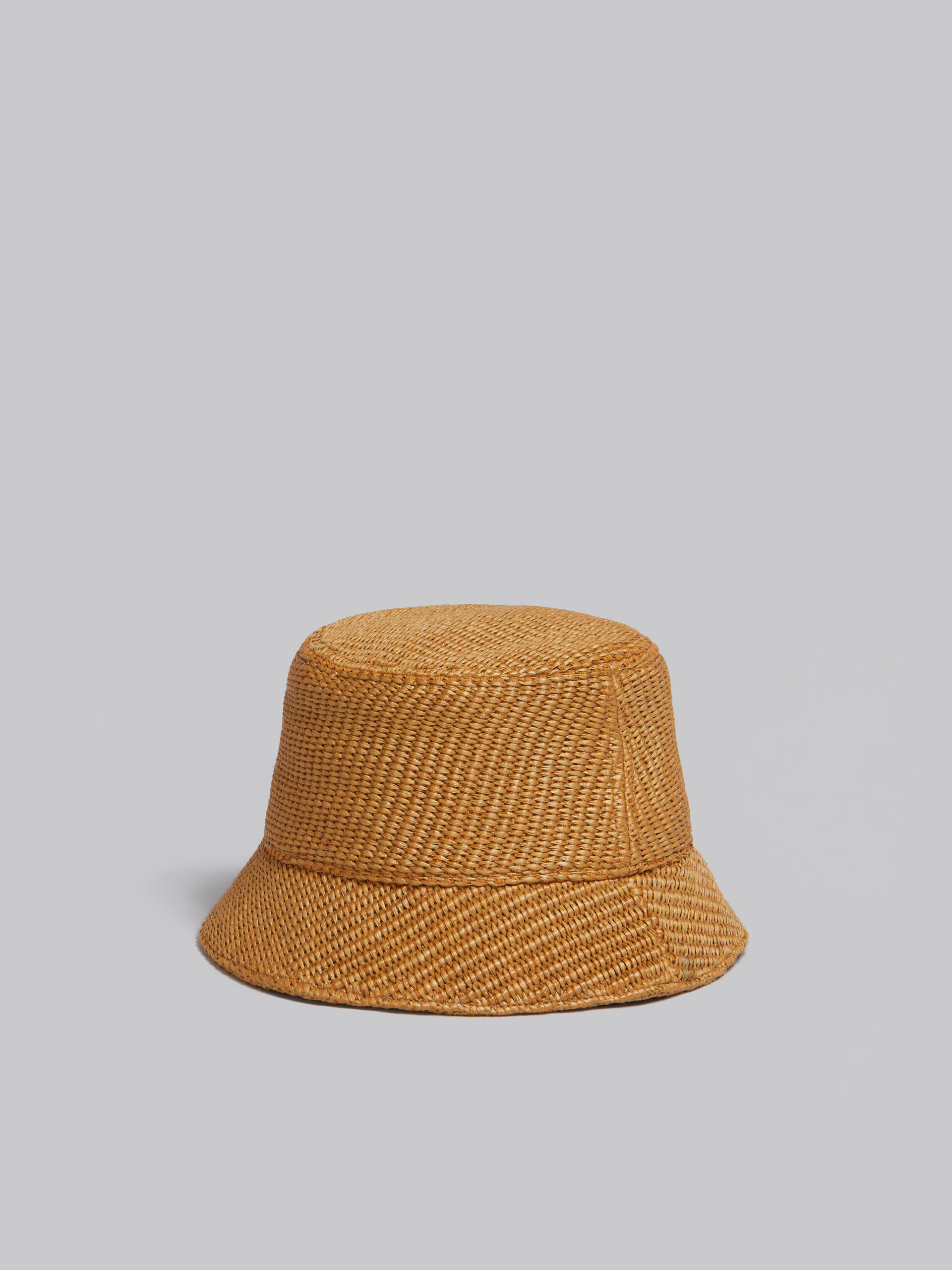 Marni x No Vacancy Inn - Caramel hat in raffia fabric - Hats - Image 3
