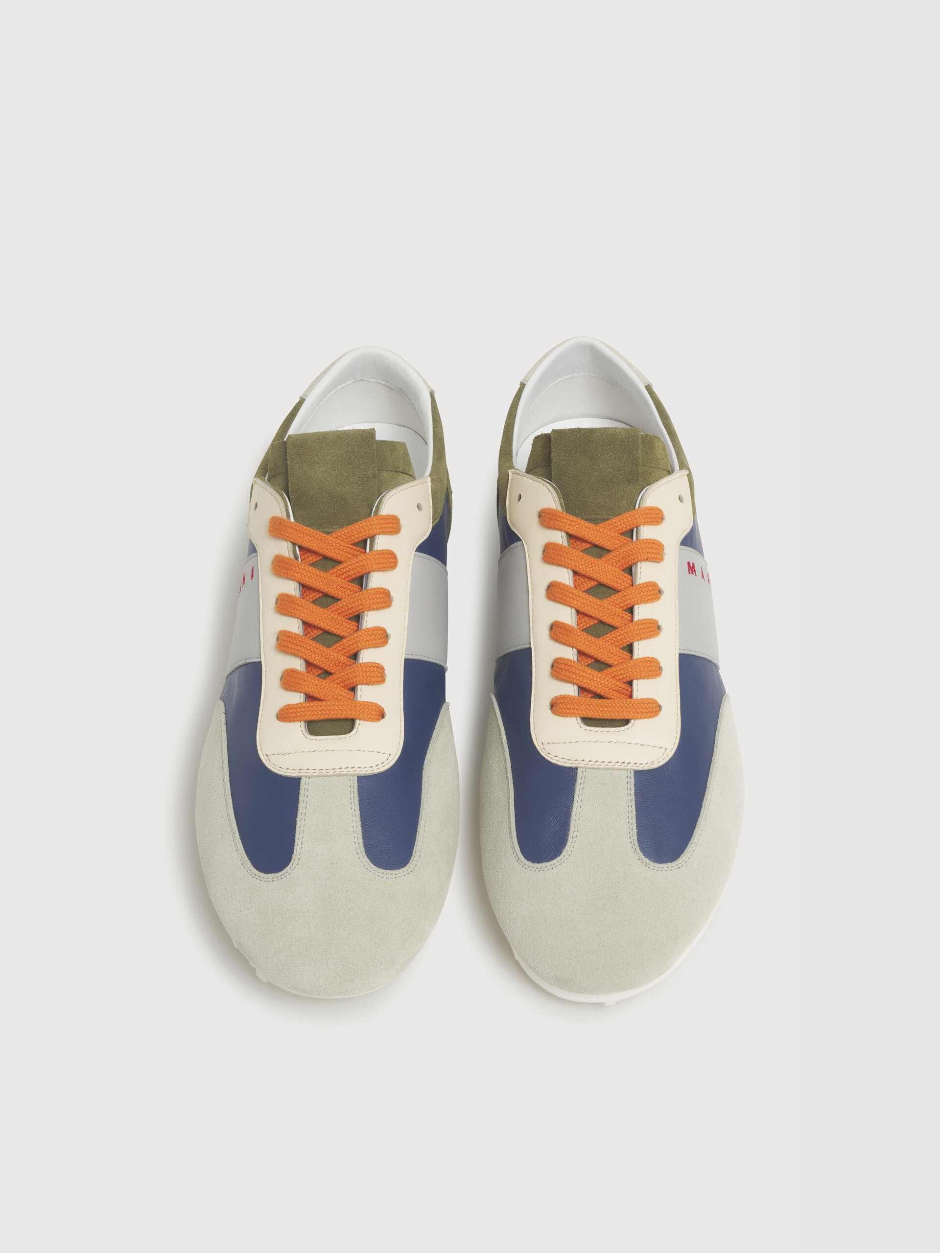 Black leather and multicolour suede Softy Soccer sneaker - Sneakers - Image 4