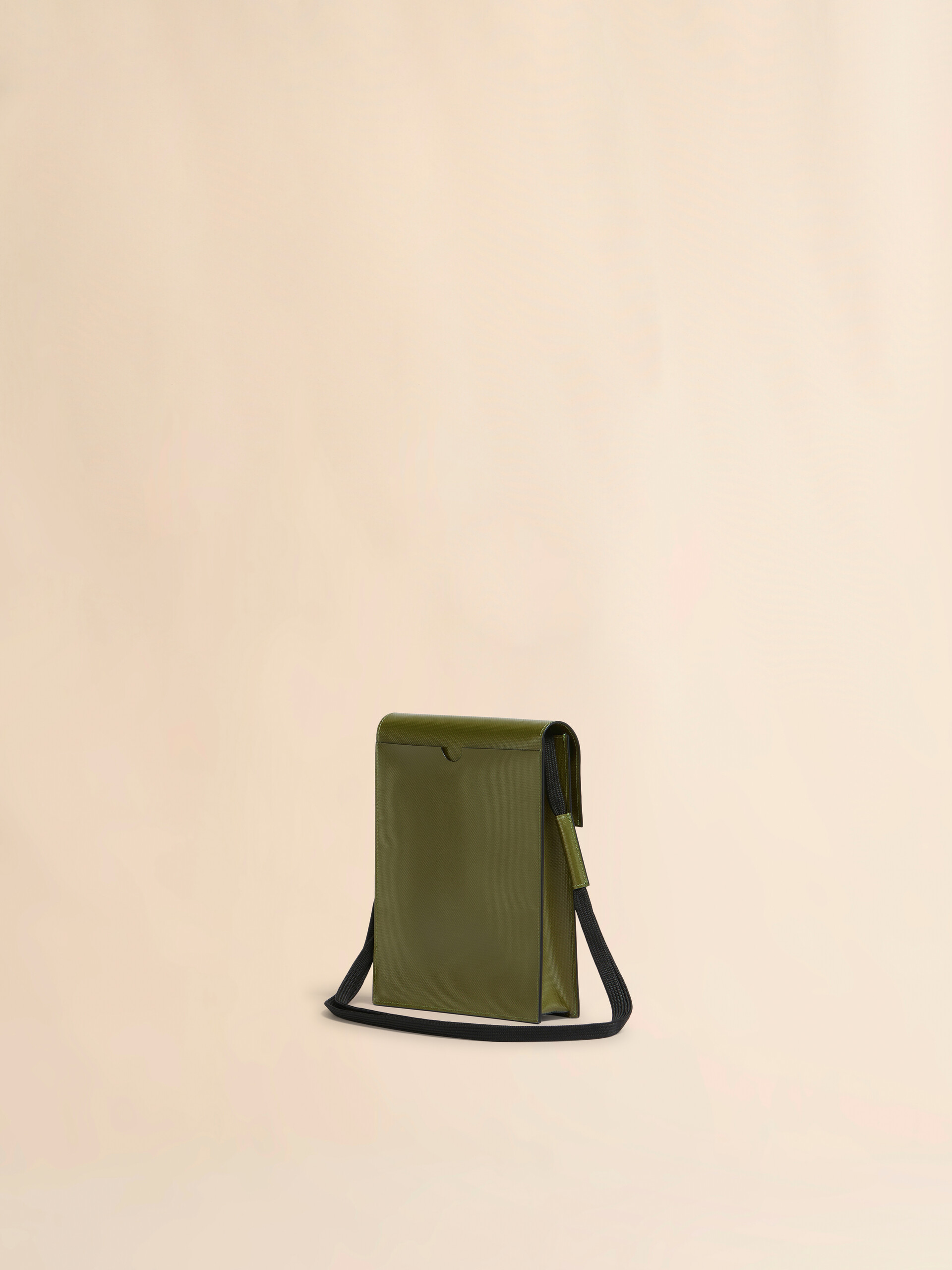 Black pouch with shoelace strap - Shoulder Bags - Image 2