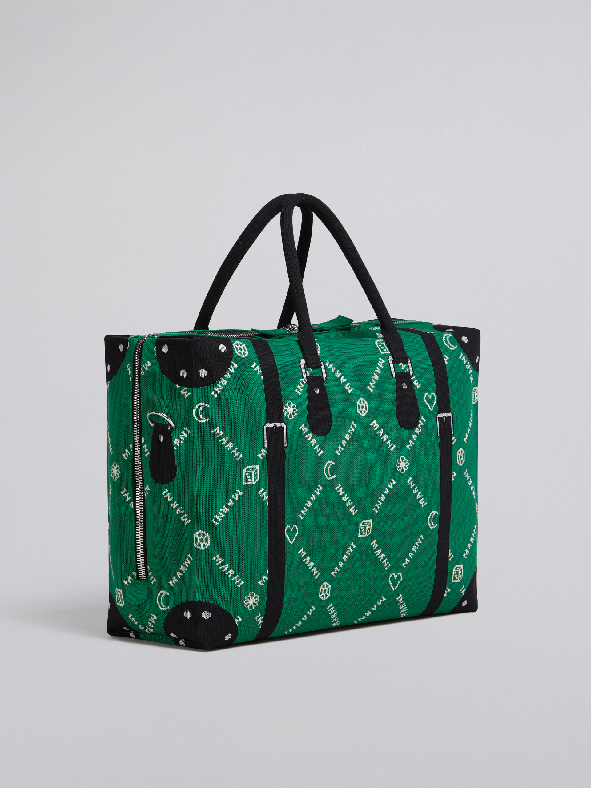Marnigram trompe-l'œil jacquard travel bag - Travelling Bag - Image 6