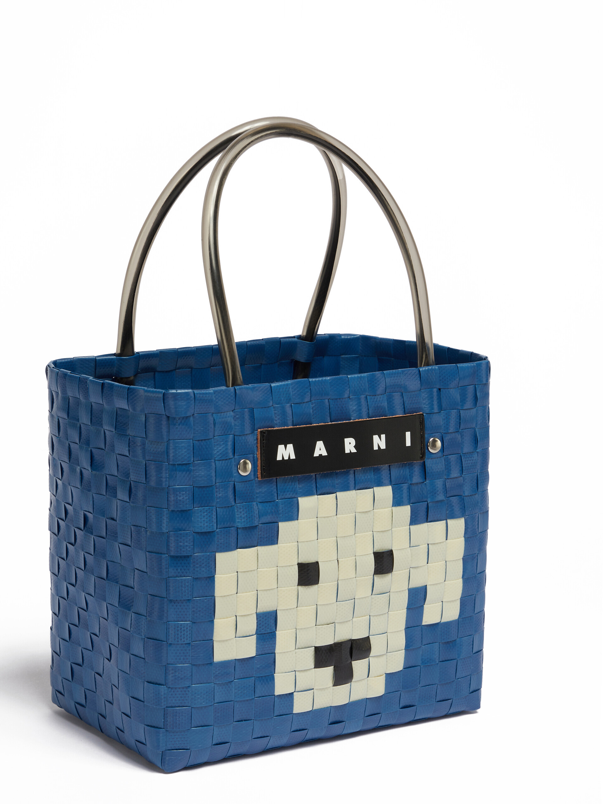 Light pink MARNI MARKET ANIMAL BASKET bag - Shopping Bags - Image 4