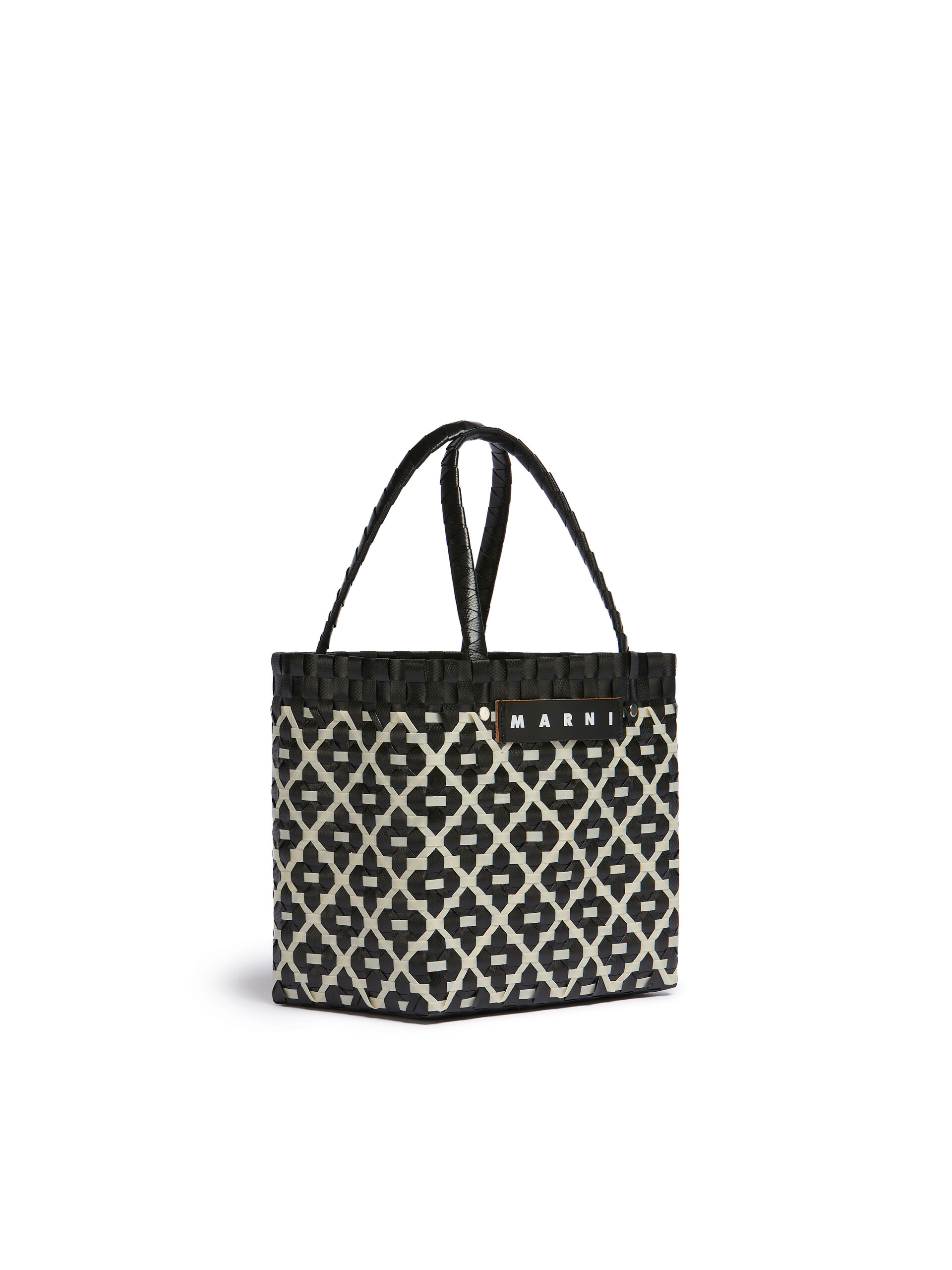 ブルー レッド MARNI MARKET Criss-Cross ミニ バスケットバッグ - ショッピングバッグ - Image 2