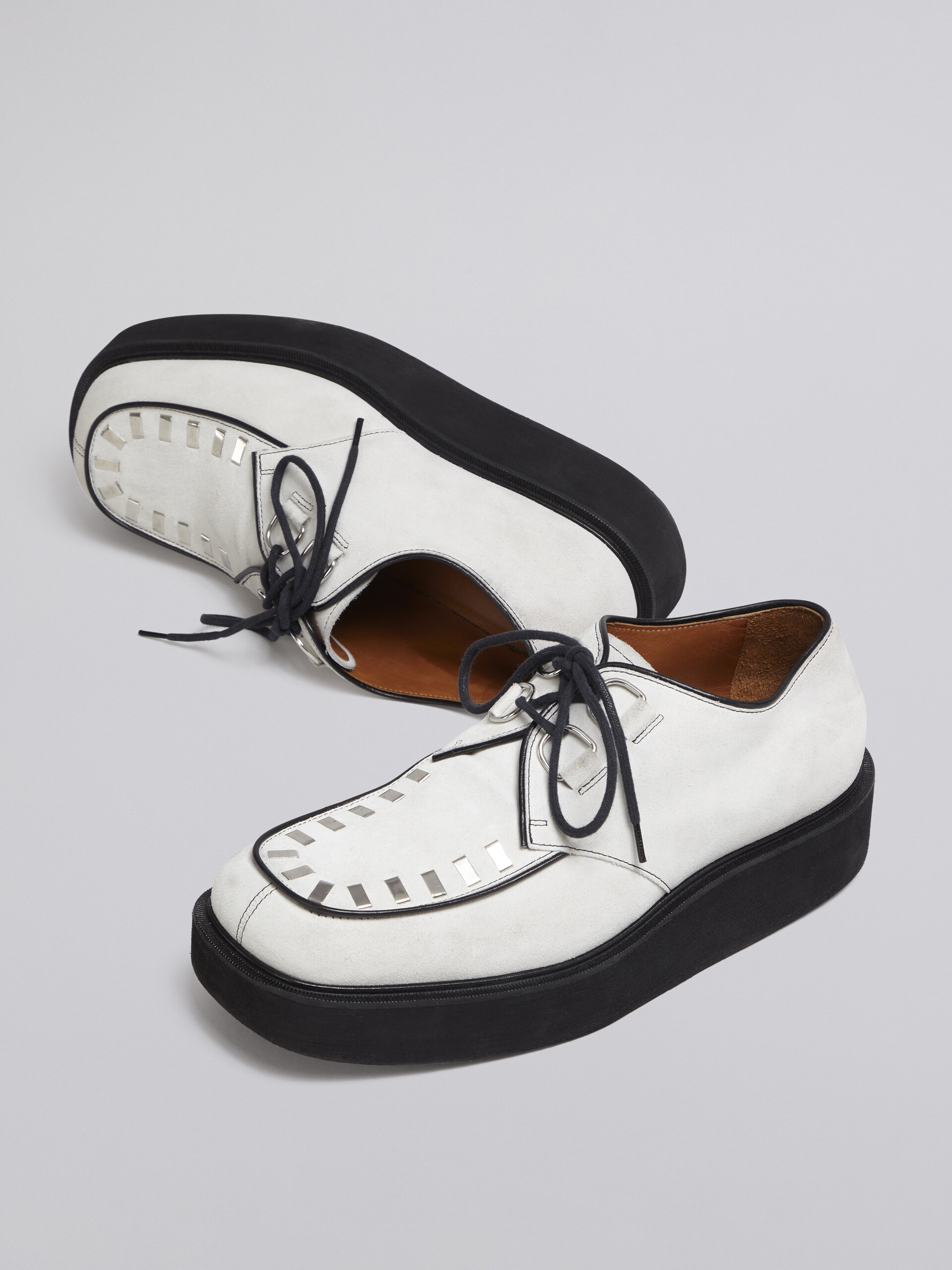 Calfskin lace-up with square toe - Lace-ups - Image 5